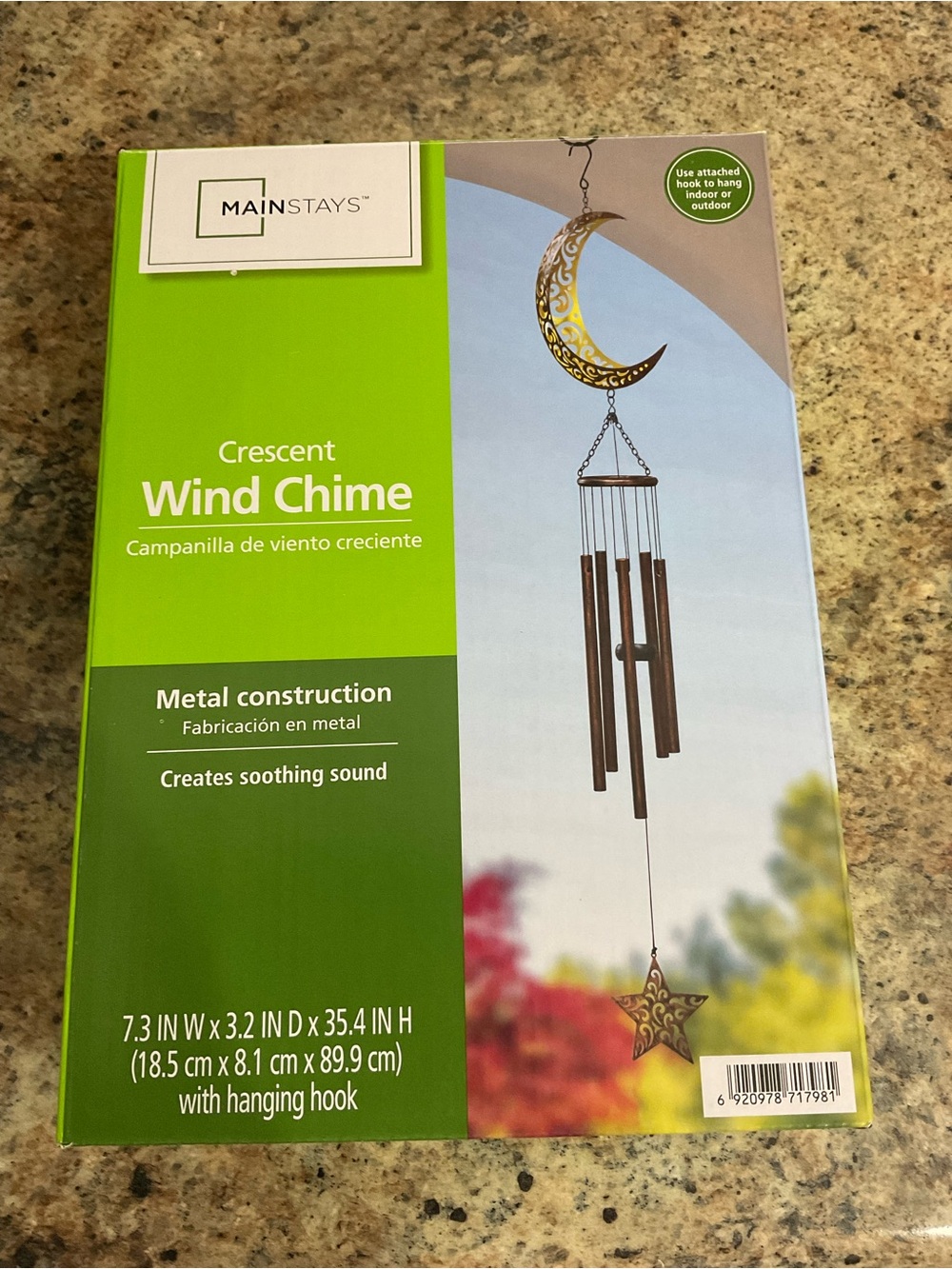 Crescent Wind Chime Metal